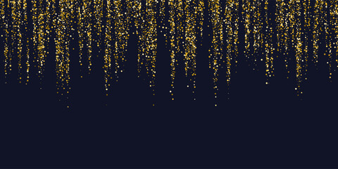 Abstract background with gold glitter. Vector illustration. Can be used for advertising, presentation