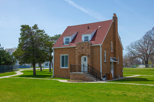 Fort Gratiot Lighthouse was built in 1825 at the entrance to the St. Clair River from Lake Huron, at Port Huron, Michigan MI, USA. 