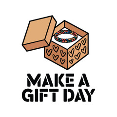 Make a Gift Day with Heart Box and Handmade Jewelry Design