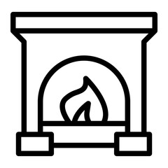 Fireplace icon