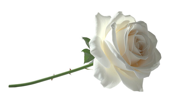  Realistic white roses duo bundle isolated on transparent background