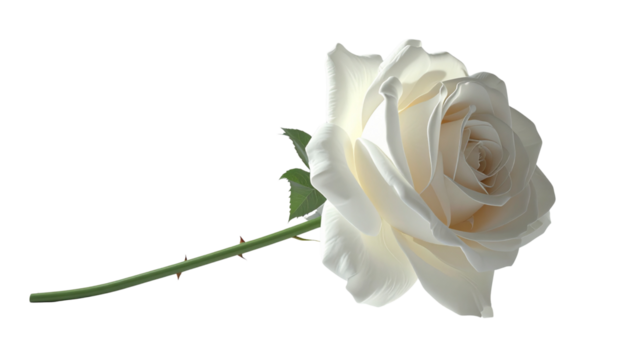  Realistic white roses duo bundle isolated on transparent background
