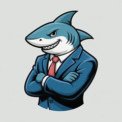 Cartoon businessman photo 