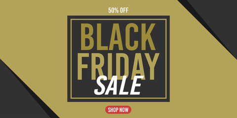 Fototapeta premium 50% off black friday sale, shop now, 50%off fifty percent off 50 % off, gold, golden, discount, november, price.