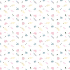 Tropical  leaf seamless pattern. Tropicana Summer Theme. Vector illustration design digital file  download for your projects. 