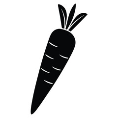 carrot on a white background