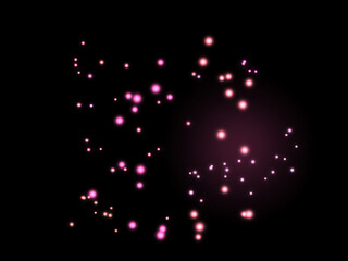 abstract lights pink  bokeh background