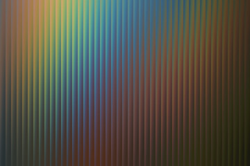 A vibrant, abstract background features vertical ribbed lines in a gradient of warm and cool colors, creating a mesmerizing visual texture.