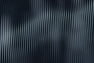 A dark, textured background with vertical ribbed patterns, creating a sense of depth and abstract visual interest.