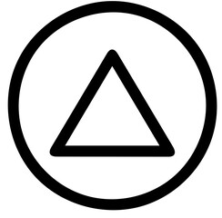 Equilateral Triangle Inside a Circle - Basic Geometry Shape