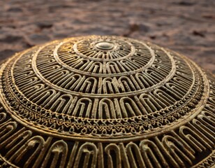 Intricate Egyptian Gold Filigree Jewelry with Detailed Patterns