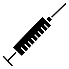 Syringe Injection Medical Icon