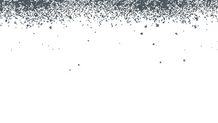 A delicate scattering of grey confetti isolated on creates a festive and celebratory atmosphere, ideal for eventrelated designs