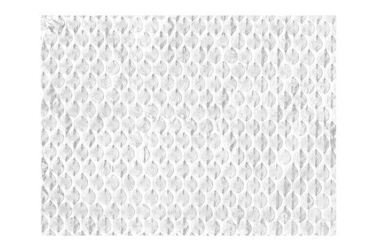 White bubble wrap pattern texture background