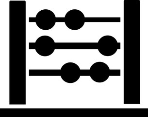  Abacus icon. vector dual tone icon for your website, mobile, presentation, and logo design. abacus glyph icon, isolated on transparent background