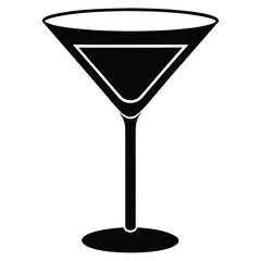 cocktail glass with a cocktail