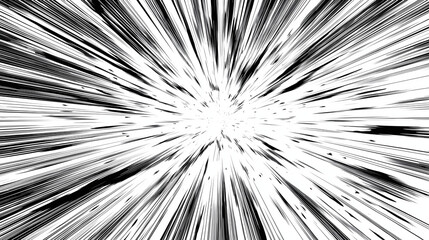 Manga style speed line background art for dynamic comic scenes, action packed designs, energetic illustrations, and motion filled graphics.