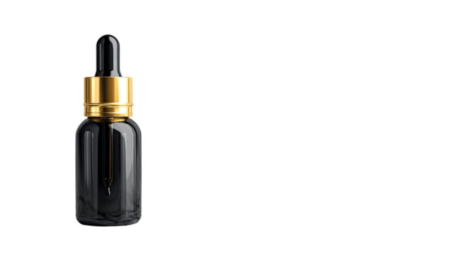 Isolated plastic spray bottle and a set of screwdrivers with red polish for cosmetic hygiene dropper 