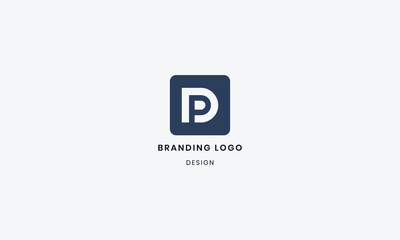 Brand Identity Corporate Initial alphabet DP Logo