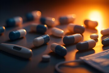 Cinematic looking capsules for health 