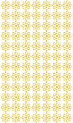 gold abstract pattern with seamless repetition on a vertical transparent background