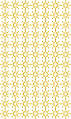 gold abstract pattern with seamless repetition on a vertical transparent background