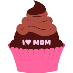 Cupcake Mother's Day Illustration