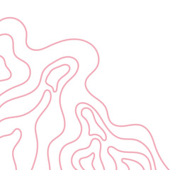 Topographic Abstract Corner