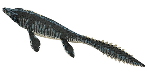 Majestic prehistoric marine reptile depiction © Ilie