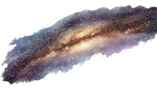 Swirling stardust, cosmic nebula in dark space