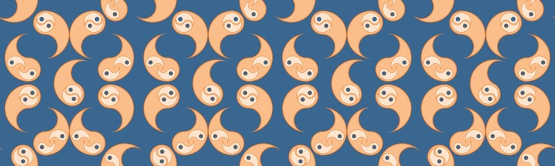 Paisley. Seamless pattern for bandana, shirt, blouse. Floral pai