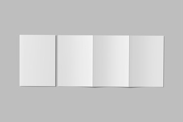 Trifold Brochure Blank Mockup Design