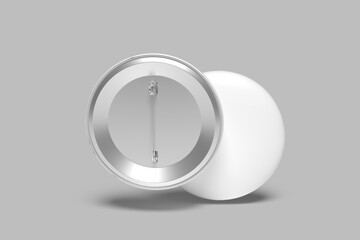 Pin Blank Mockup Design Modern