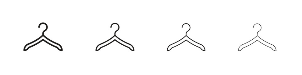 Hanger icon. Simple graphic element set