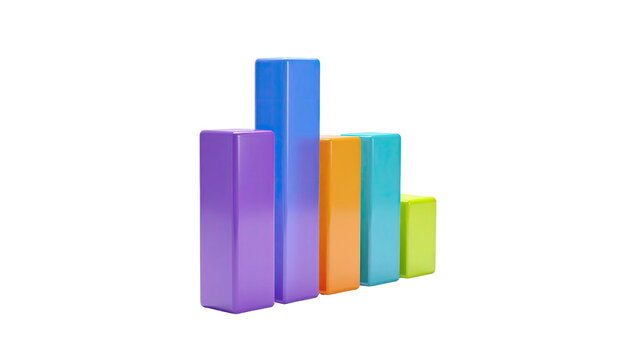 Colorful bar graph showing statistics