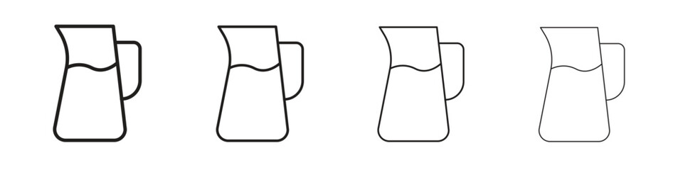Jug icon. Simple graphic element set