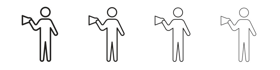 Lifeguard icon. Simple graphic element set