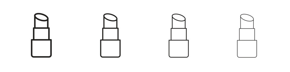 Lipstick icon. Simple graphic element set