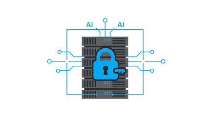 Secure AI servers with advanced protection ensuring data privacy, integrity, and confidentiality for a competitive advantage in the digital age