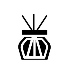 silhouette of aromatherapy method for heal