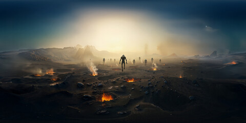 Alien series v46 8K VR 360 Equirectangular Spherical Panorama