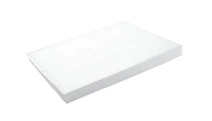 Stacked, blank white sheets on a dark background