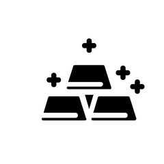 black wealth vector illustration glyph icon