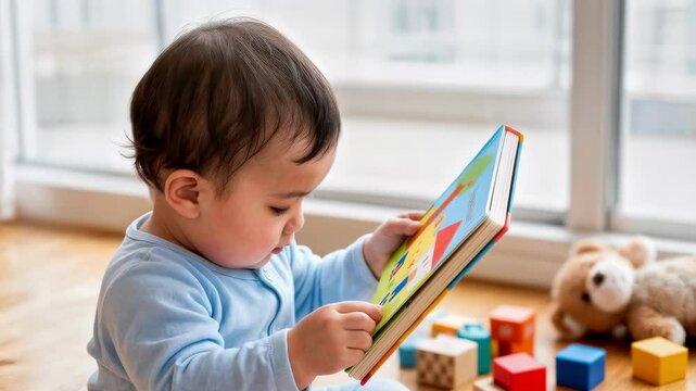 Toddler Reading Board Book Concentrated Early Literacy Learning
