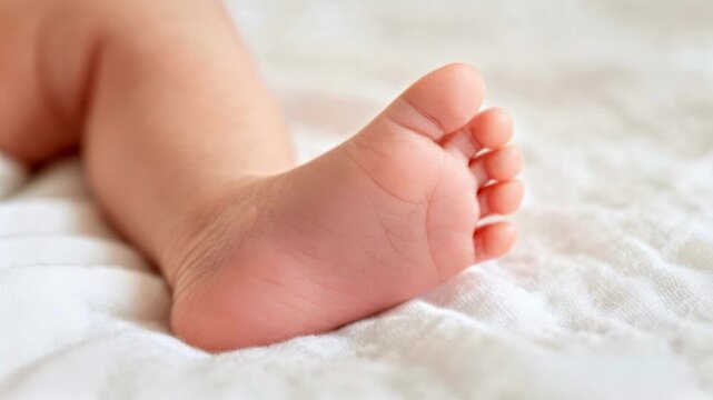 Baby Toes Close-up Macro Tiny Feet Detail