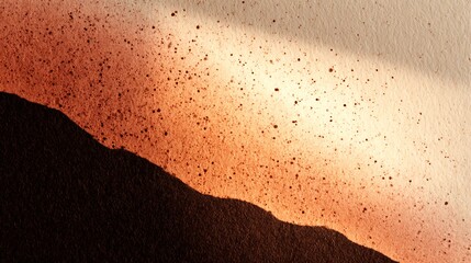 Soft warm coffee-brown gradient with ambient glow and wide top blank space for lifestyle presentation, seasonal product marketing, cozy branding, modern business dashboard and clean layout template