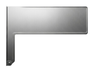 Metal scraper tool for precision work workshop product isolated on transparent background