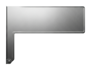 Metal scraper tool for precision work workshop product isolated on transparent background