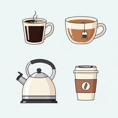 Minimal Beverage Illustration Pack
