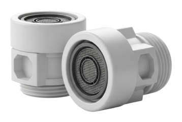 Pipe fitting installation home workshop product showcase isolated on transparent background